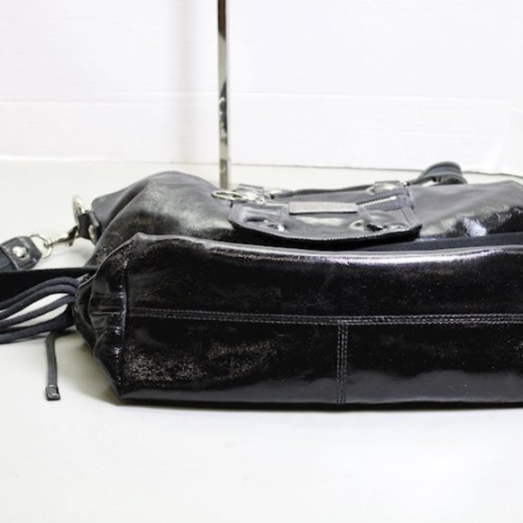 COACH HUGE Black Patent Poppy Spotlight - Picture 4 of 6